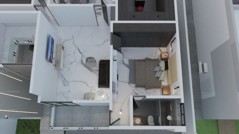 imagenesen3d balcon fachada